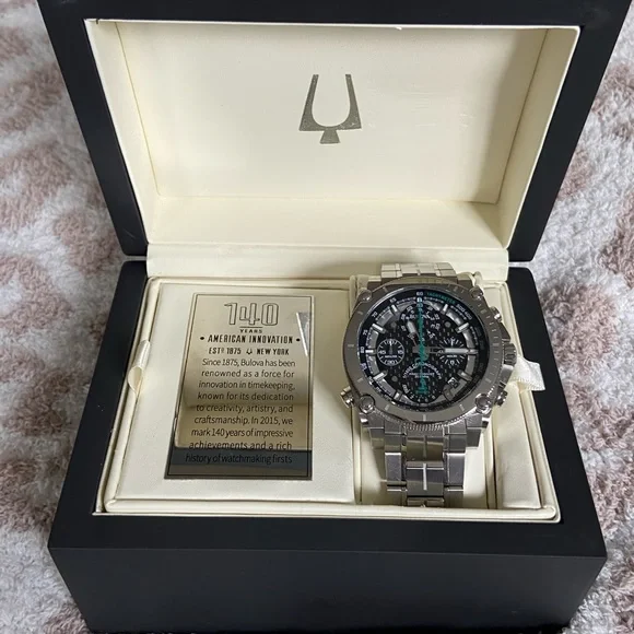 Bulova Perfectionist 140th Anniversary Edition 44.5mm Watch with box